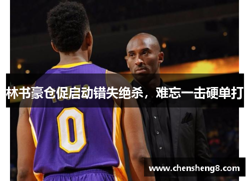 林书豪仓促启动错失绝杀，难忘一击硬单打